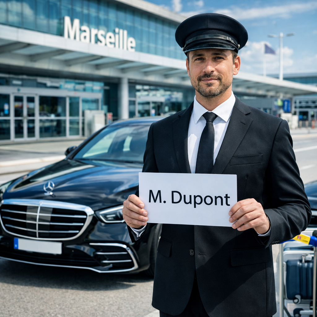 Transfert Marseille Provence - Location voiture chauffeur aéroport MRS